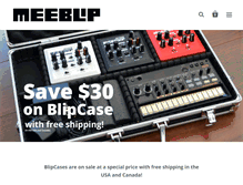 Tablet Screenshot of meeblip.com